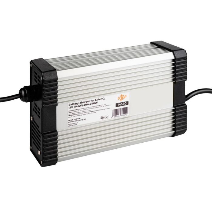 Сетевое зарядное устройство для АКБ LogicPower LiFePO4 12V (14.6V)-20A-240W (14580) изображение 3