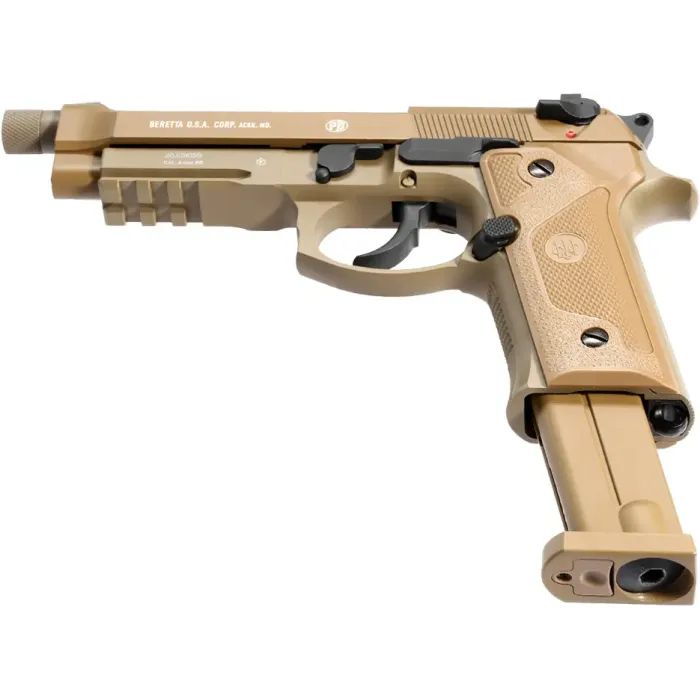 Страйкбольный пистолет Umarex Beretta M9A3 FM Blowback СО2 кал. 6 мм ВВ. FDE (2.6396) изображение 3