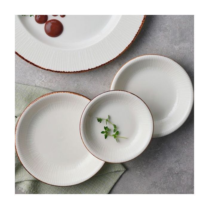 Тарелка By Bone серія "Grace" кругла 21 см (GRE-ZT-21-DZ) изображение 3