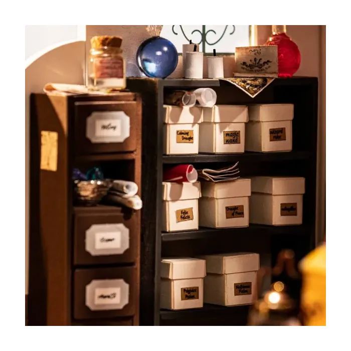 Конструктор Robotime Rolife деревянный 3D Волшебный магазин К (DG155) изображение 5