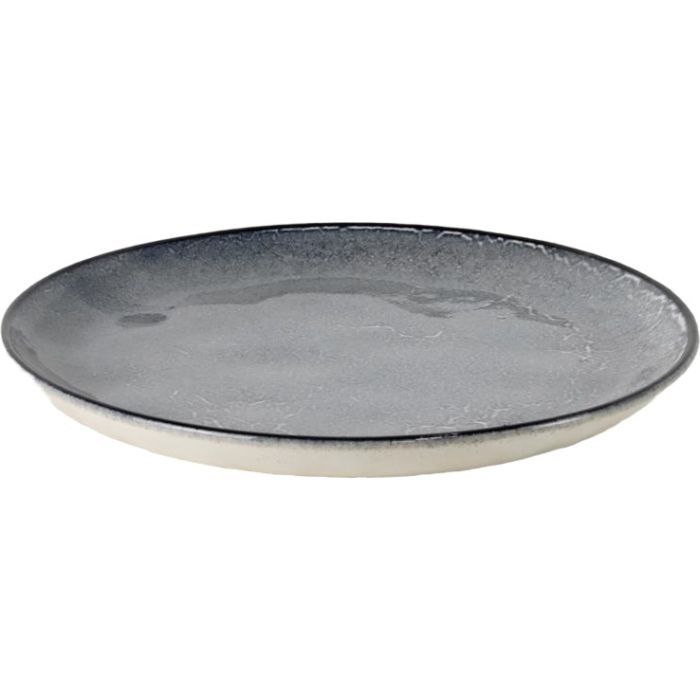 Тарелка Ardesto Daiano, 28см, порцеляна, сірий (AR1728DG)