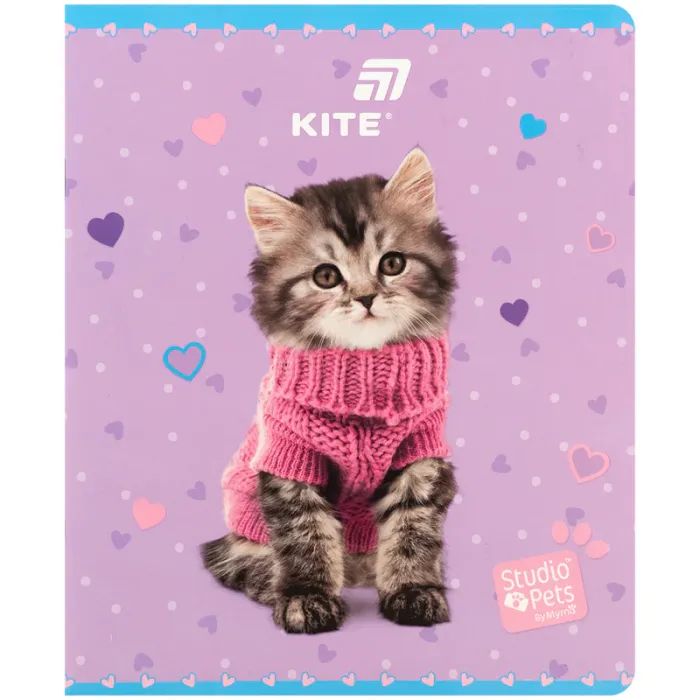 Зошит Kite Studio Pets, 24 аркуша, клітинка (SP26-238) зображення 2