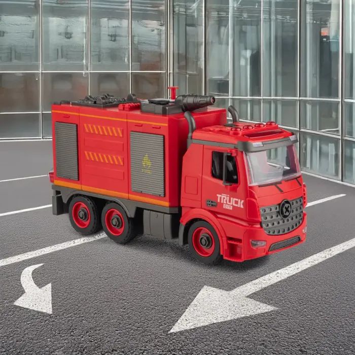 Конструктор Otamanko АВТОКОНСТРУКТОР Пожарная емкость для воды с насосом (YW9080C) изображение 9