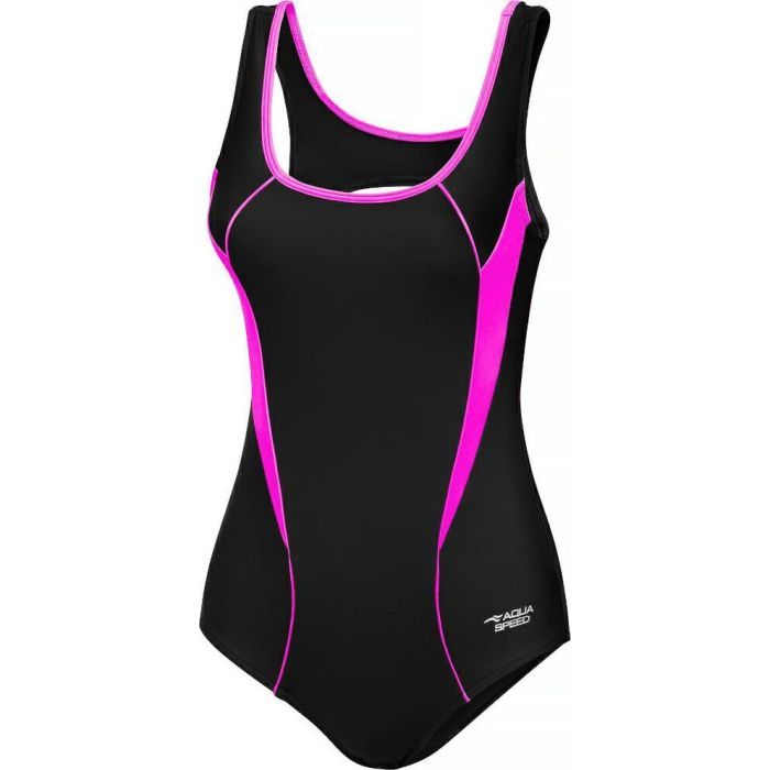 Купальник Aqua Speed Kate 413-19 чорний, рожевий 36 (5905718615797)