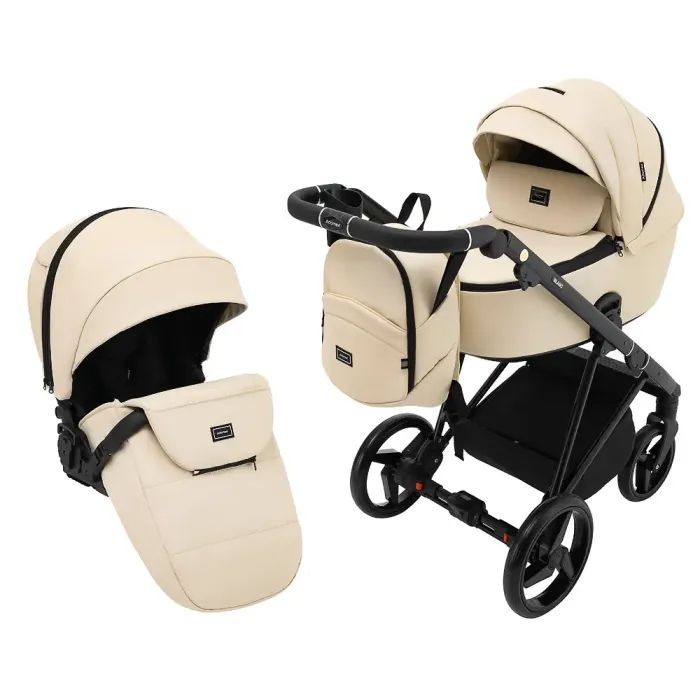 Коляска Adamex 2 в 1 Blanc Eco SA-7 лате (680710)