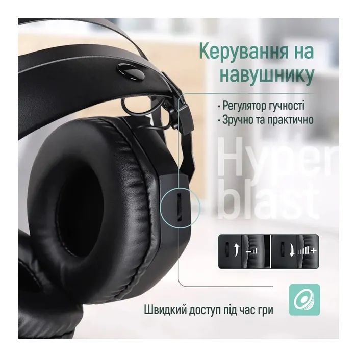 Наушники ColorWay Hyperblast RGB Black (CW-HPG05BK) изображение 11