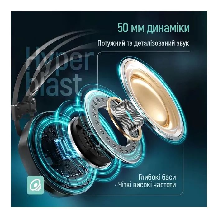 Наушники ColorWay Hyperblast RGB Black (CW-HPG05BK) изображение 6