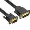 Кабель мультимедийный DVI M to VGA M 1.5m 24+1pin black Vention (EABBG) изображение 2