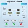 Кабель мультимедийный DVI M to VGA M 1.5m 24+1pin black Vention (EABBG) изображение 8