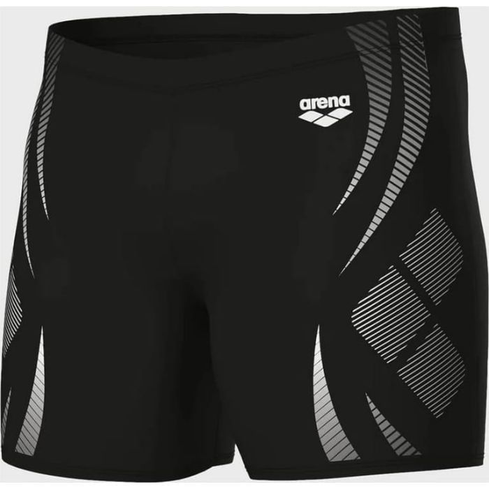 Плавки Arena Poseidonia Swim Mid Jammer 009091-501 чорний, білий 100 (3468337537212) изображение 2