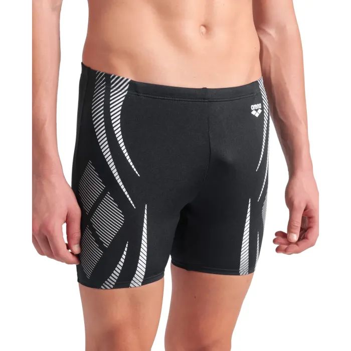 Плавки Arena Poseidonia Swim Mid Jammer 009091-501 чорний, білий 90 (3468337537274) изображение 3
