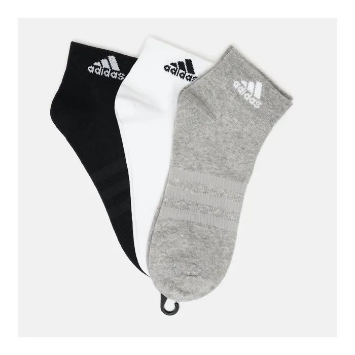 Носки Adidas T SPW ANK 3P IC1283 сірий, білий, чорний 37-39 (4066746290651) изображение 2