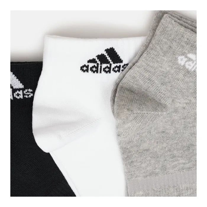 Носки Adidas T SPW ANK 3P IC1283 сірий, білий, чорний 37-39 (4066746290651) изображение 4