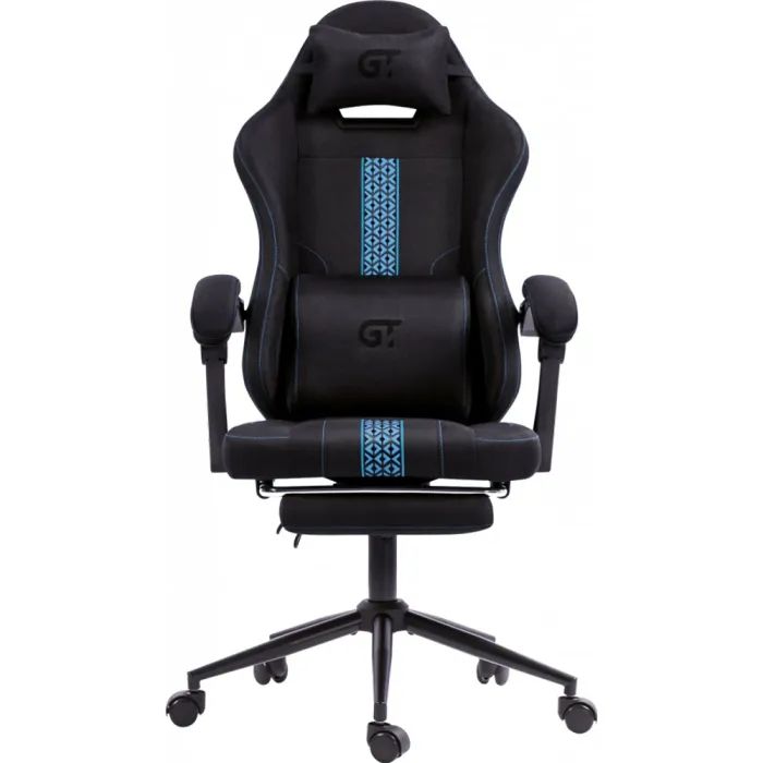 Кресло игровое GT Racer X-2331 Black/Red (X-2331 Fabric Black/Red) изображение 3