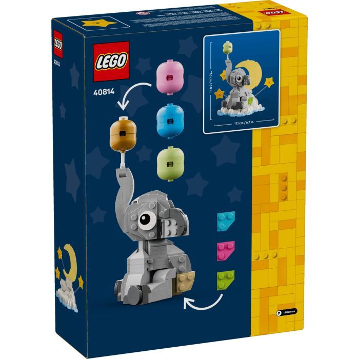 Конструктор LEGO Iconic Слонёнок в небе (40814) изображение 6