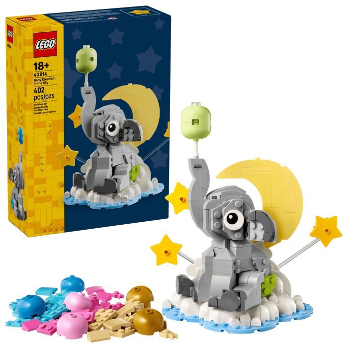 Конструктор LEGO Iconic Слоненя в небі (40814) зображення 8