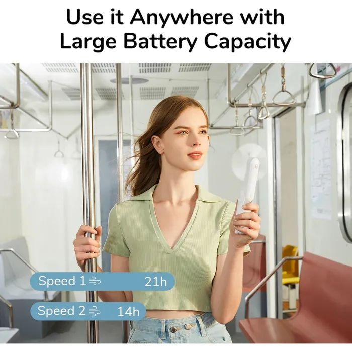 Вентилятор Jisulife F8X green зображення 9
