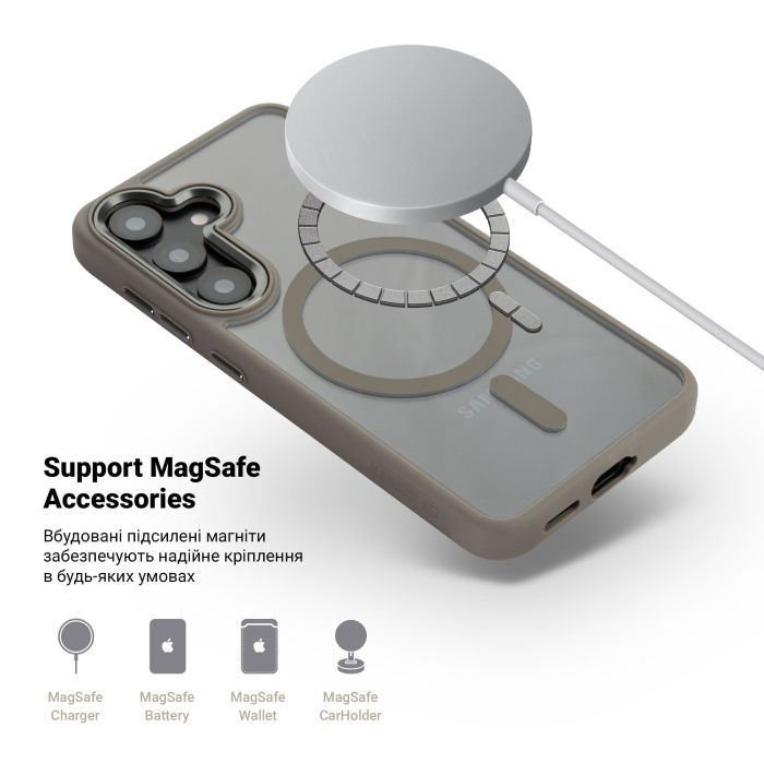 Чехол для мобильного телефона Armorstandart Unit MagCase Samsung S26 5G Titanium Grey (ARM89434) изображение 4