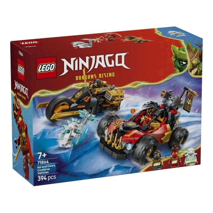 Конструктор LEGO NINJAGO Комбинированные транспортные средства Кая и Коула (71864)