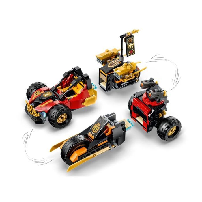 Конструктор LEGO NINJAGO Комбинированные транспортные средства Кая и Коула (71864) изображение 3