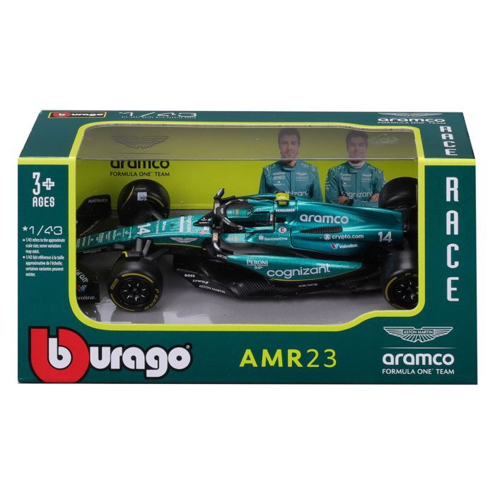 Масштабная модель автомобиля Bburago Автомодель - Aston Martin AMR23 (2023) 1:43 (18-38090) изображение 8