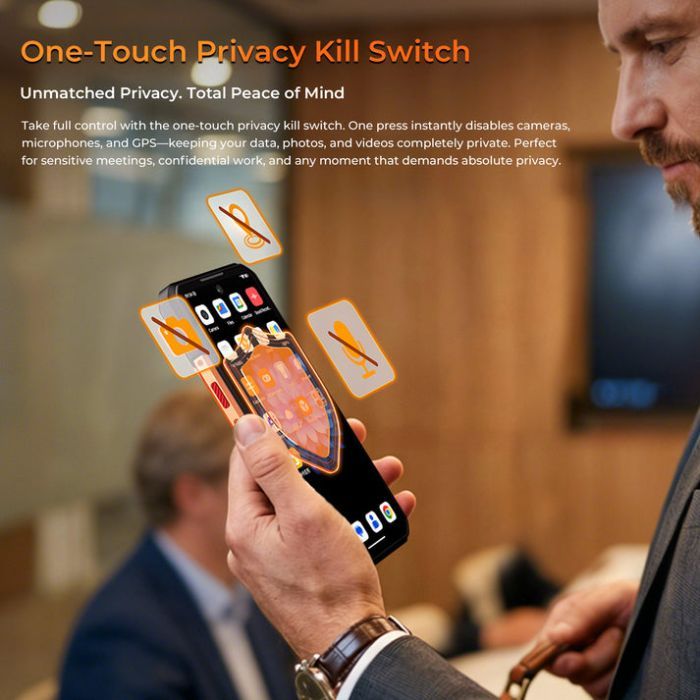 Мобильный телефон OUKITEL WP500 12/1TB Orange (6941749876706) изображение 3