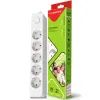 Сетевой фильтр питания EUROELECTRIC Х5 10А 3м White (EE-105-3M) изображение 2