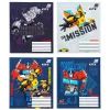 Зошит Kite Transformers, 12 аркушів, коса лінія (TF26-235)