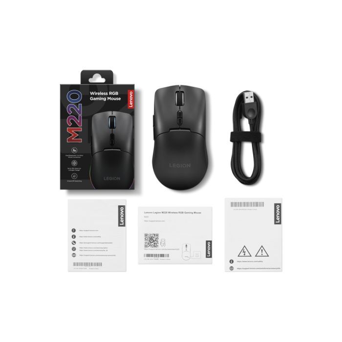Мишка Lenovo Gaming M220 RGB Multi-Device Wireless Black (GY51U28359) зображення 6