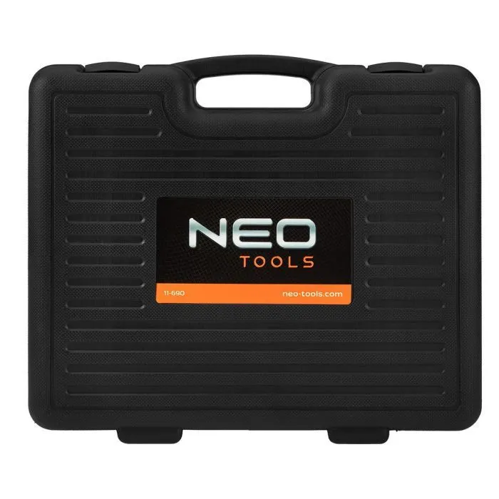 Автомобильный съемник Neo Tools для подшипников и втулок, 22шт, 50-88мм кейс, 8.96кг (11-690) изображение 6