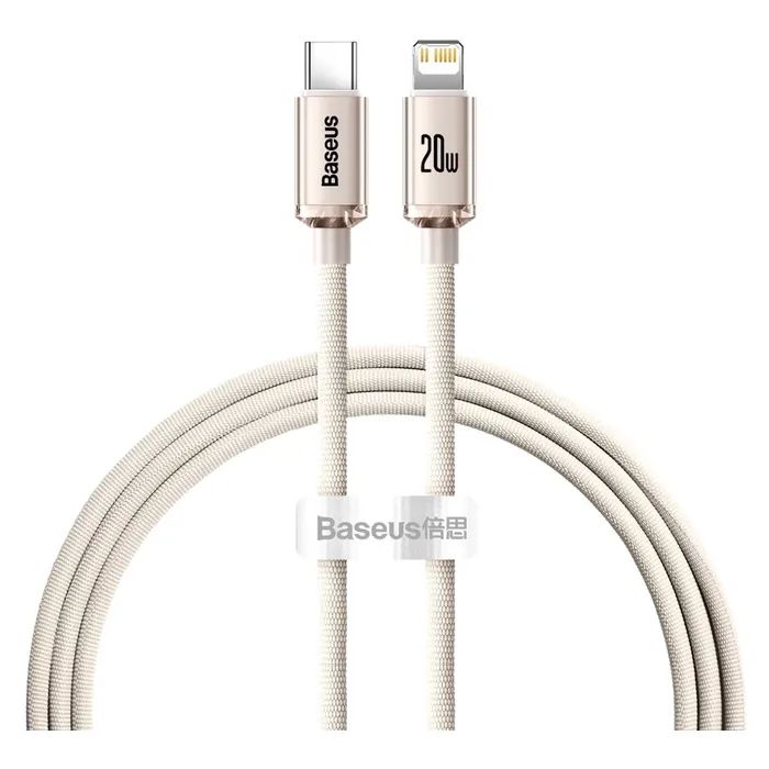 Дата кабель USB-C to Lightning 1.2m 20W black Baseus (CAJY000201)