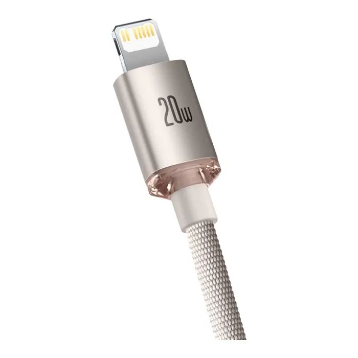 Дата кабель USB-C to Lightning 1.2m 20W black Baseus (CAJY000201) изображение 3
