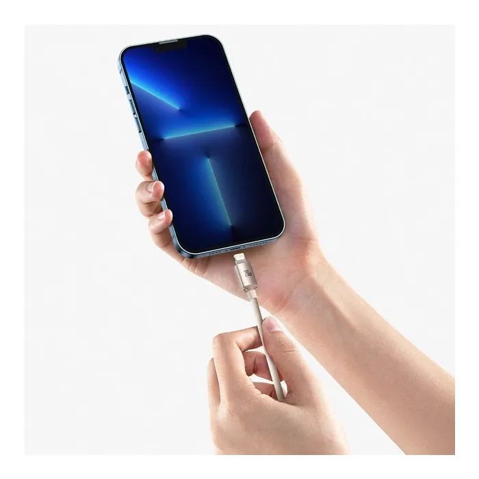 Дата кабель USB-C to Lightning 1.2m 20W black Baseus (CAJY000201) изображение 6