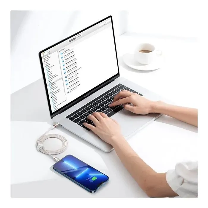 Дата кабель USB-C to Lightning 1.2m 20W pink Baseus (CAJY001304) изображение 7