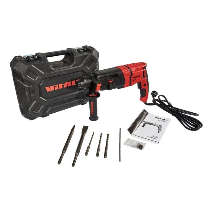 Перфоратор Vitals Master, Ra 2680BNavs, SDS-plus, 800W, 3J, кейс (196149) изображение 2