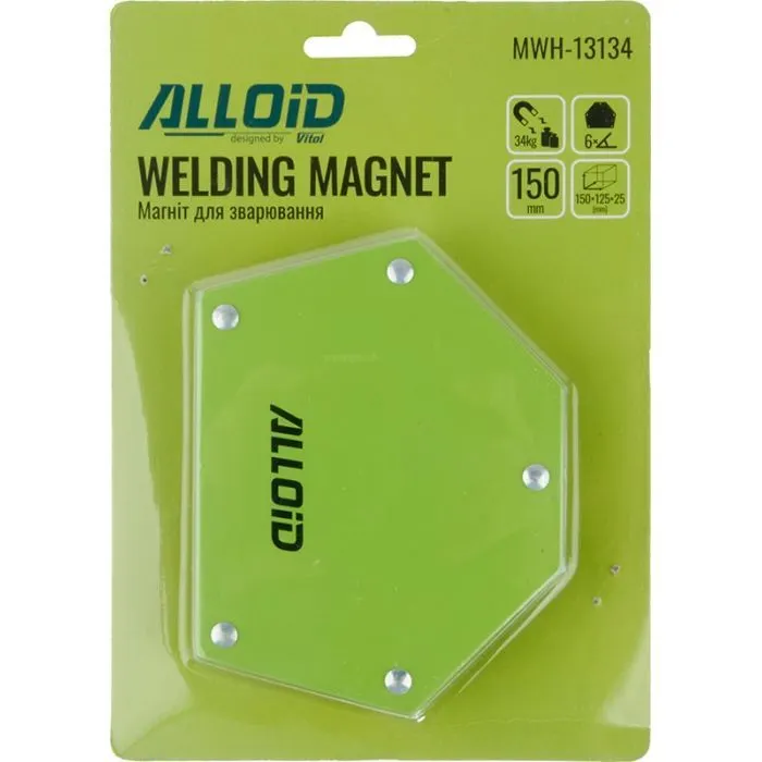 Магнит для сварки Alloid 34кг, трапеция (MWH -13134) изображение 3