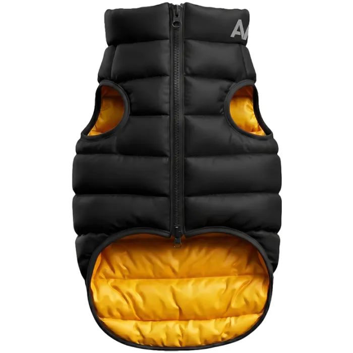 Курточка для тварин Airy Vest двостороння жовто-чорна L55 (1567) зображення 2