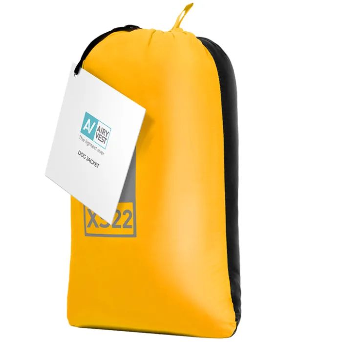 Курточка для тварин Airy Vest двостороння жовто-чорна L55 (1567) зображення 3