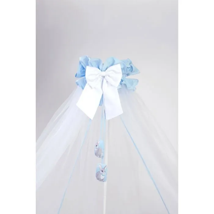 Дитячий постільний набір Верес Балдахін Summer Bunny blue (158.2.01)
