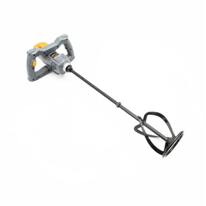Миксер строительный GTM 1200W, M14, 1 скорость, 180–700об/мин, разборный венчик 120мм (МХ-60/1200) изображение 2