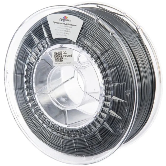 Пластик для 3D-принтера Spectrum PLA Premium 1.75mm 1kg Grey, Pearl (80851)