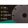 Круг відрізний Alloid Pro, алмазний, по металу, 125мм (DS-15125) зображення 6