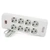 Сетевой фильтр питания Meilepai F34, 8 роз EU White (F34-White)