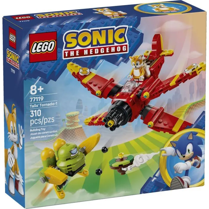 Конструктор LEGO Sonic the Hedgehog Самолет Тейлза «Торнадо-1» (77119)