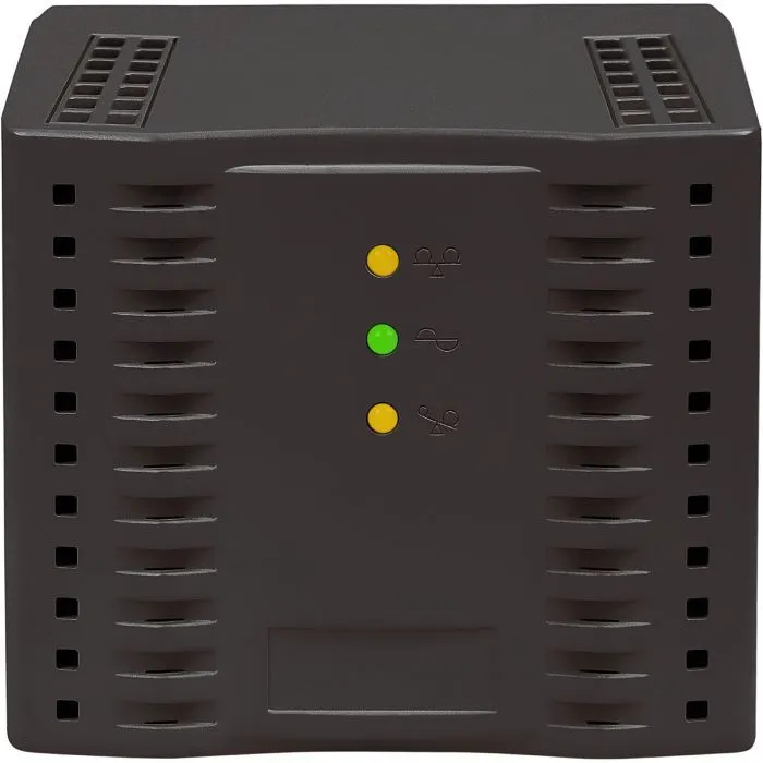 Стабілізатор напруги Defender AVR Premium 1500 600W, 4 розетки, Black (99060)