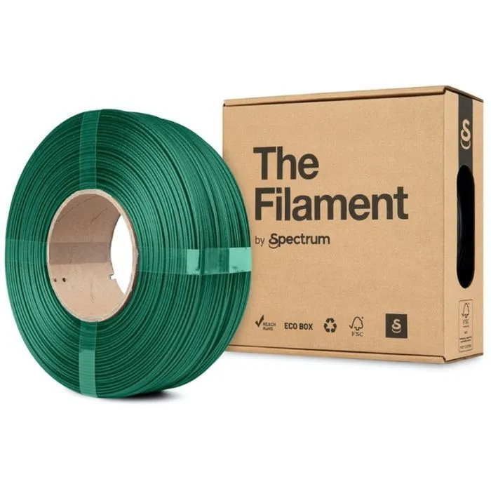 Пластик для 3D-принтера The Filament PETG CF 1.75mm 1kg ReFill GREEN (TF-24119) изображение 3