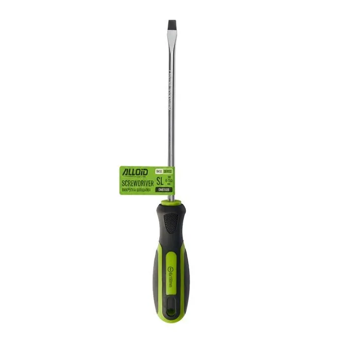 Викрутка Alloid Base, шліцева, 6мм*150мм (OM6150B) зображення 5