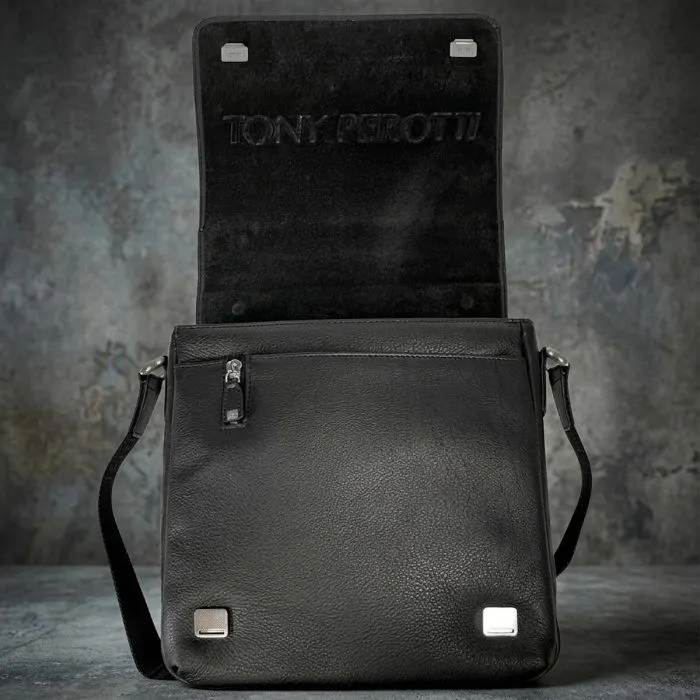 Сумка Tony Perotti Из натуральной кожи Черная (90639) изображение 5