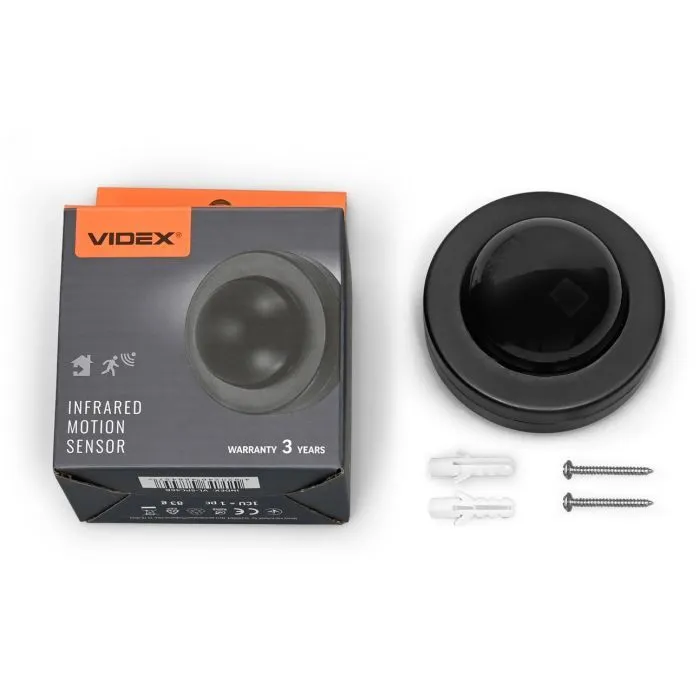 Датчик руху Videx 220V 2000W інфрачервоний чорний (VL-SPC46B) зображення 7