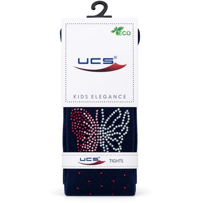 Колготки детские UCS Socks со стразами (M0C0302-1158-3G-cream) изображение 3